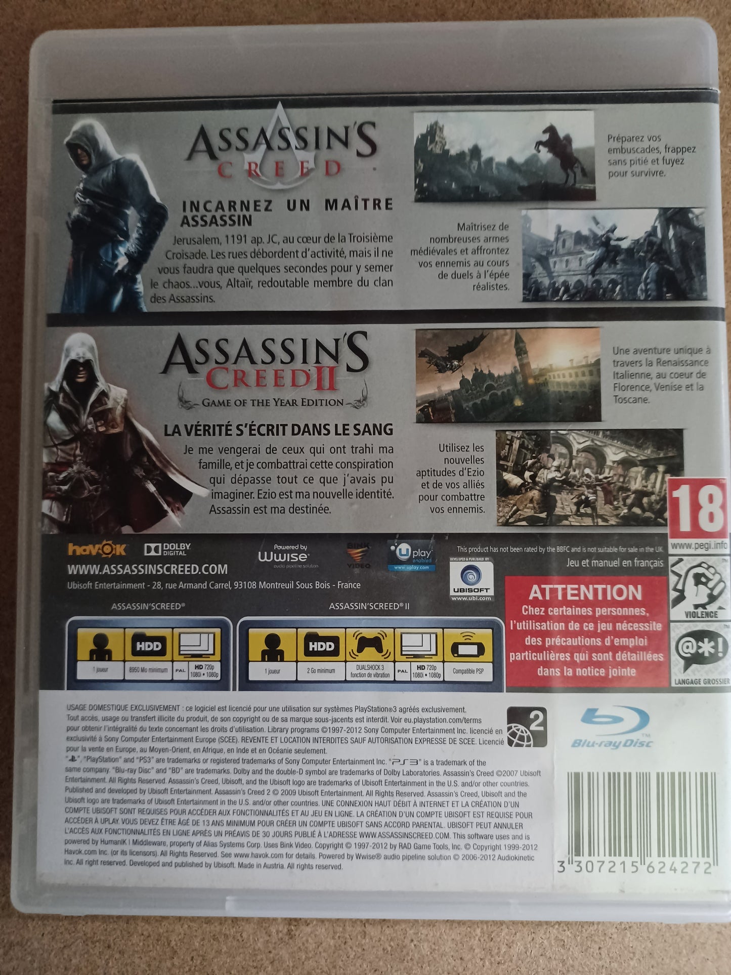 Assassin’s creed II Game of the year edition + Assassin’s creed