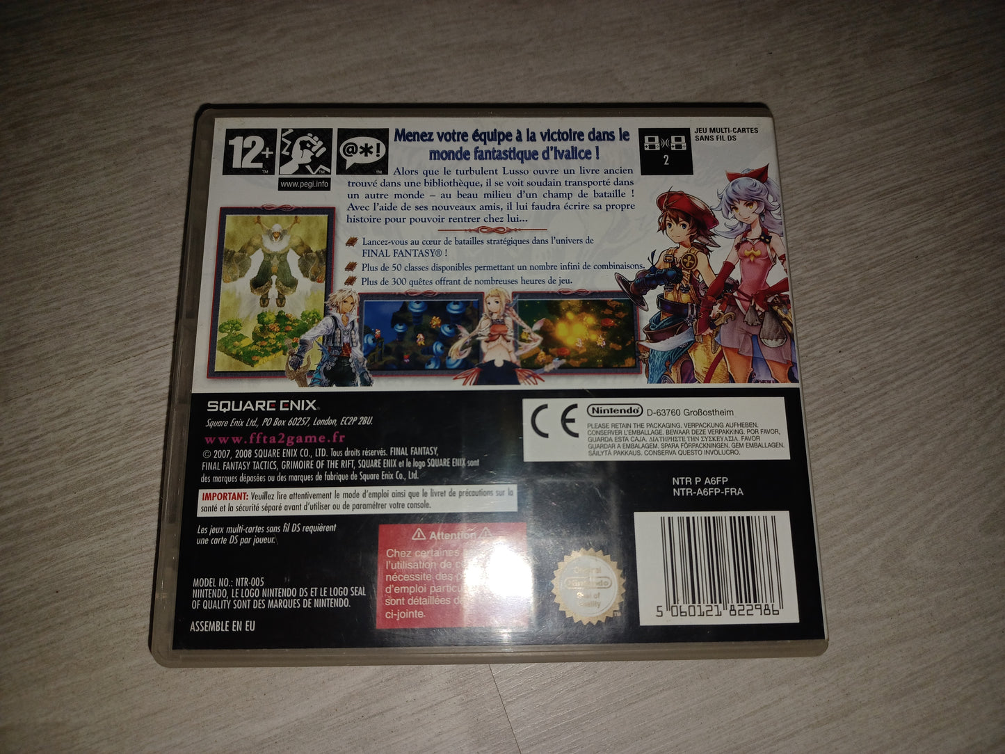 Final fantasy tacticien A2 : Grimoire of the rift