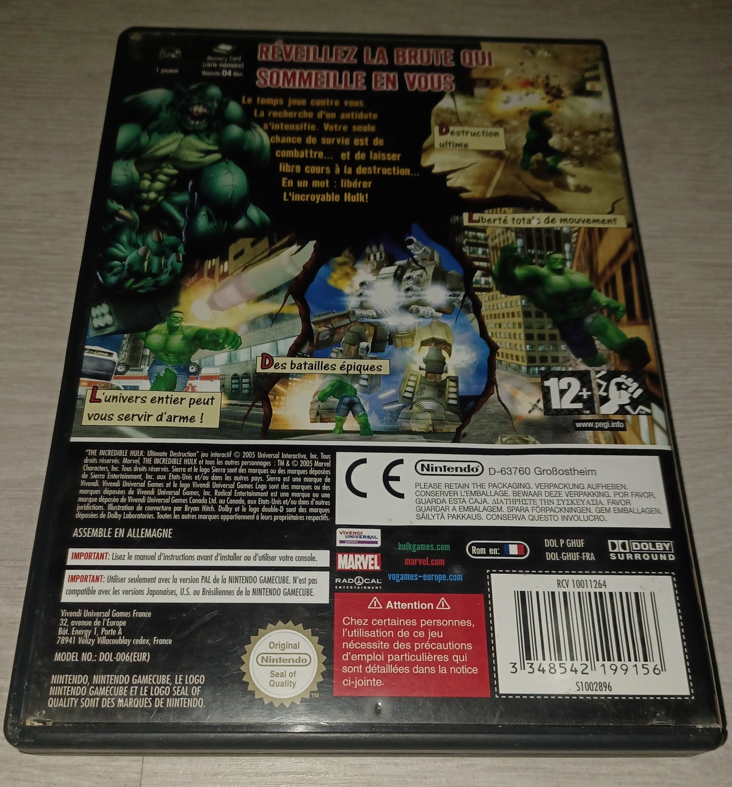The incredible hulk : ultimate destruction