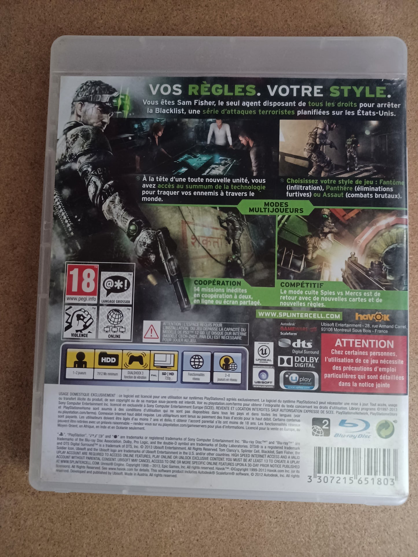 Tom clancy’s Splinter cell blacklist