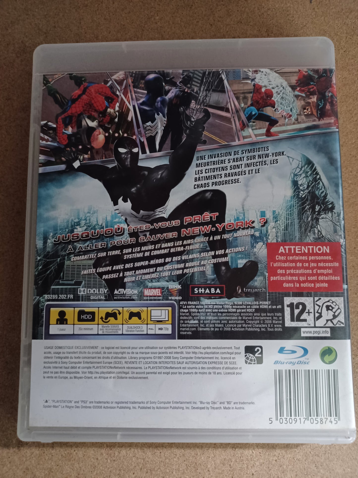 Spider-man : Le règne des ombres