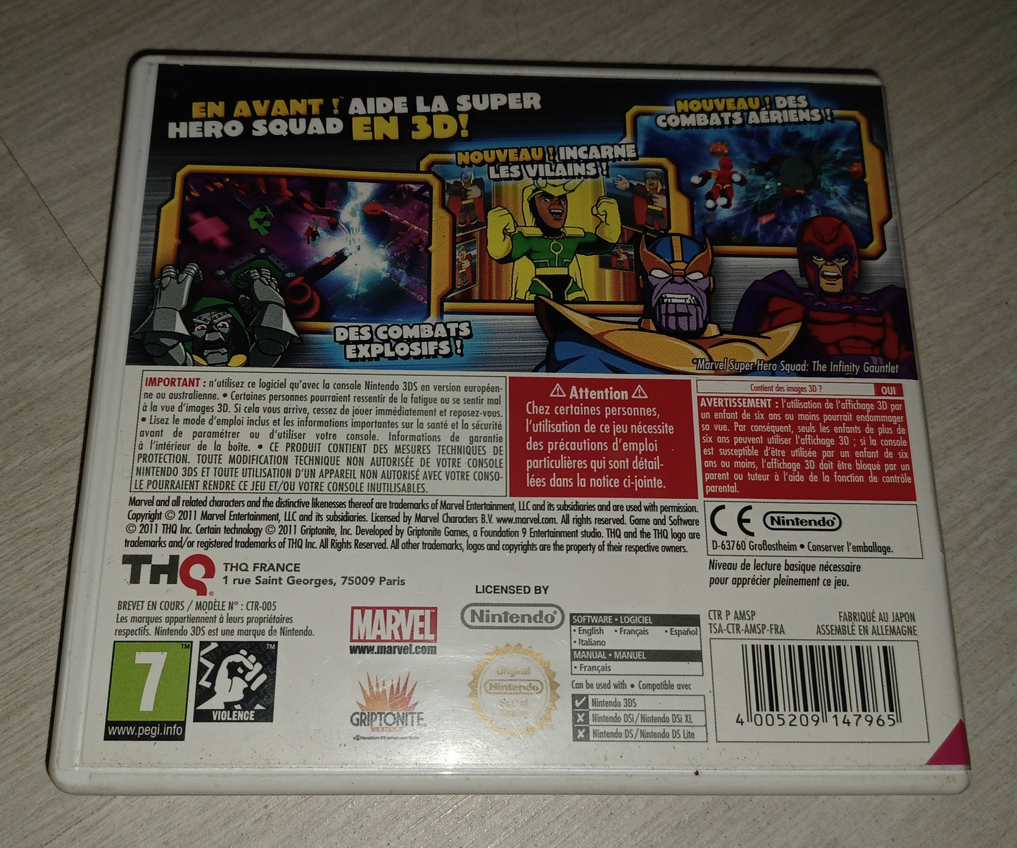 Marvel super hero squad : Le gant de l'infini