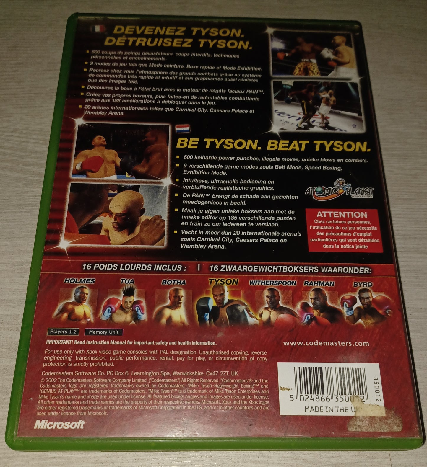 Mike tyson : Heavy weight boxing