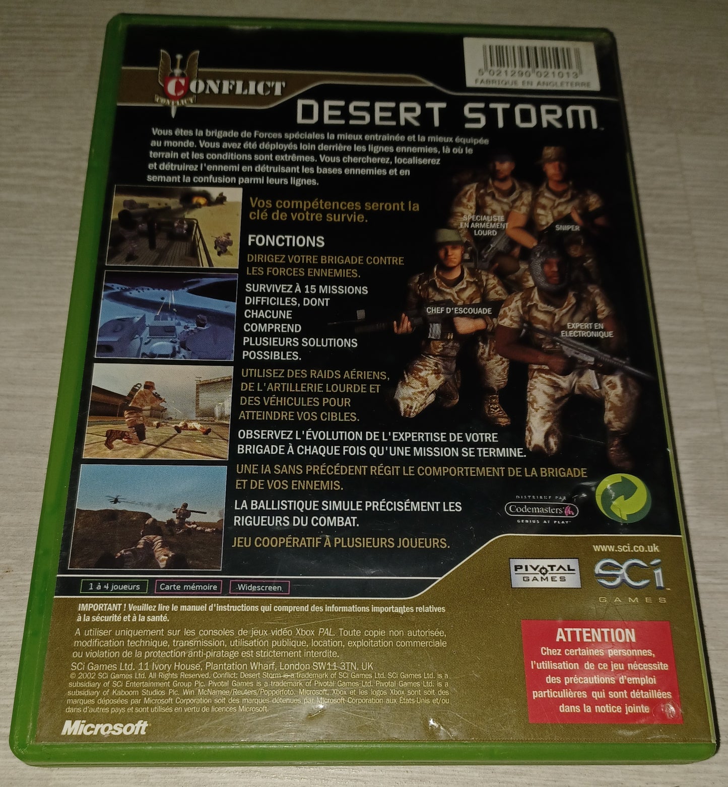 Conflict desert storm
