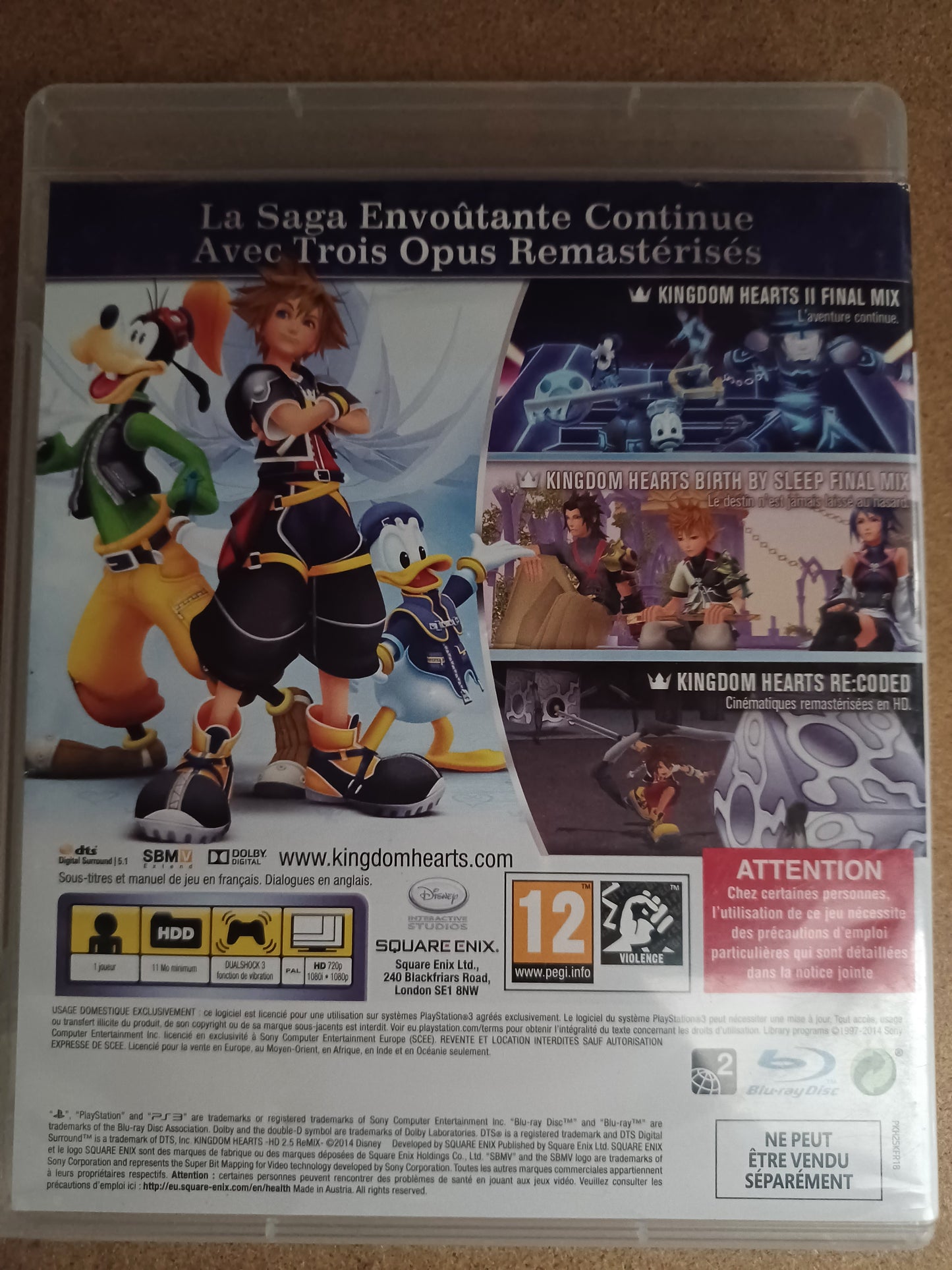 Kingdom hearts - HD 2.5 ReMIX