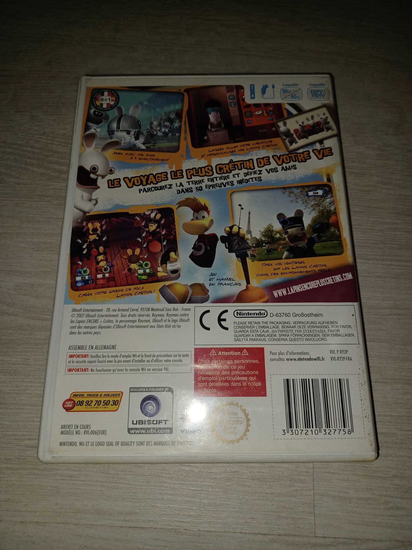 Rayman contre les lapins encore + crétins
