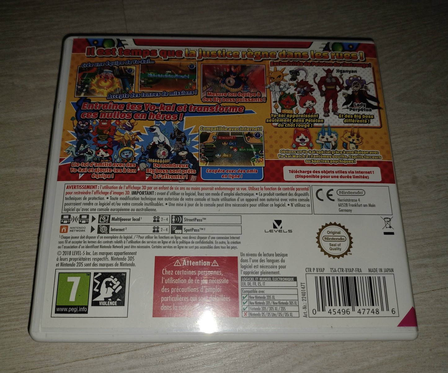 Yo-kai watch blasters : peloton du chat rouge