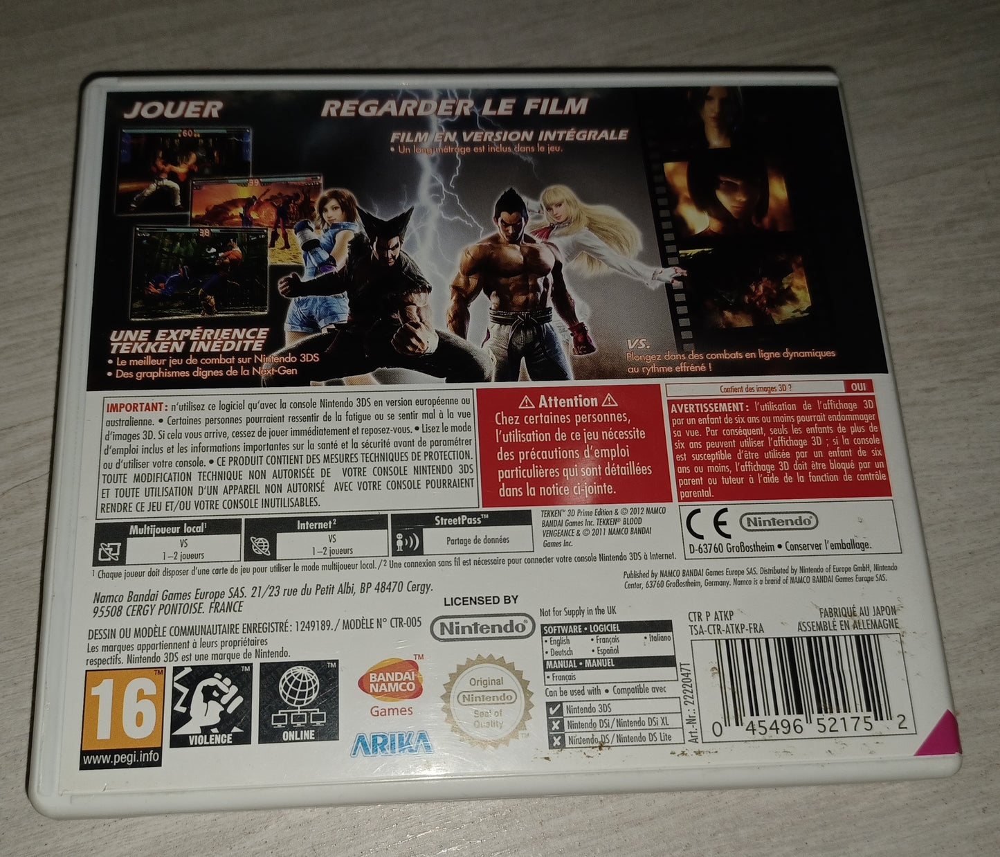 Tekken 3D prime edition