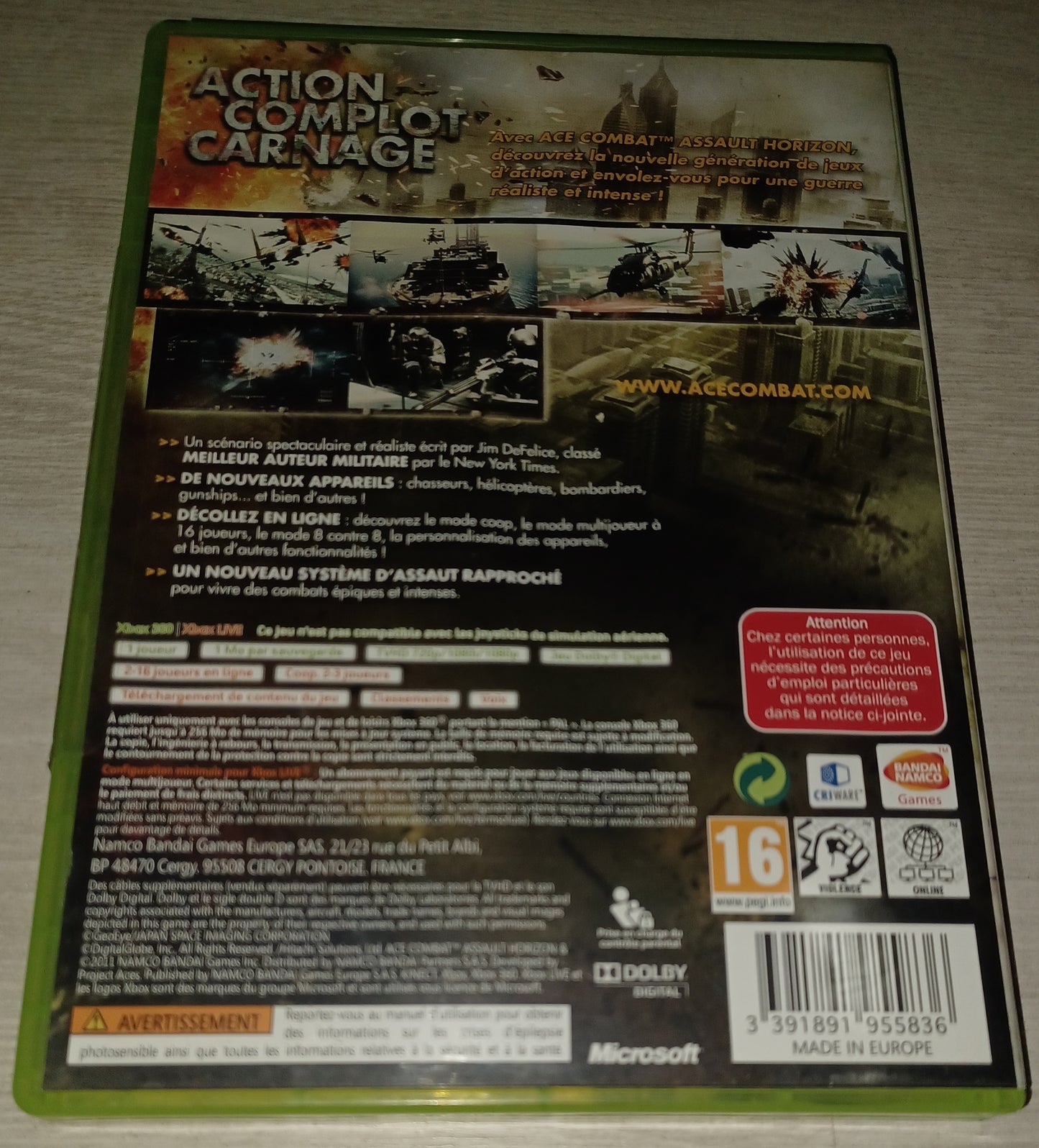 Ace combat assault horizon
