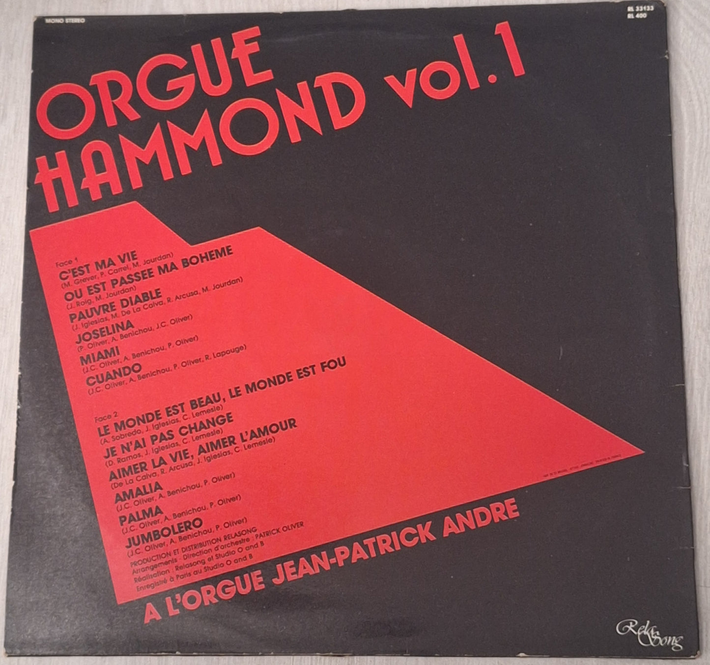 Orgue Hammond vol.1 Jean-Patrick ANDRE