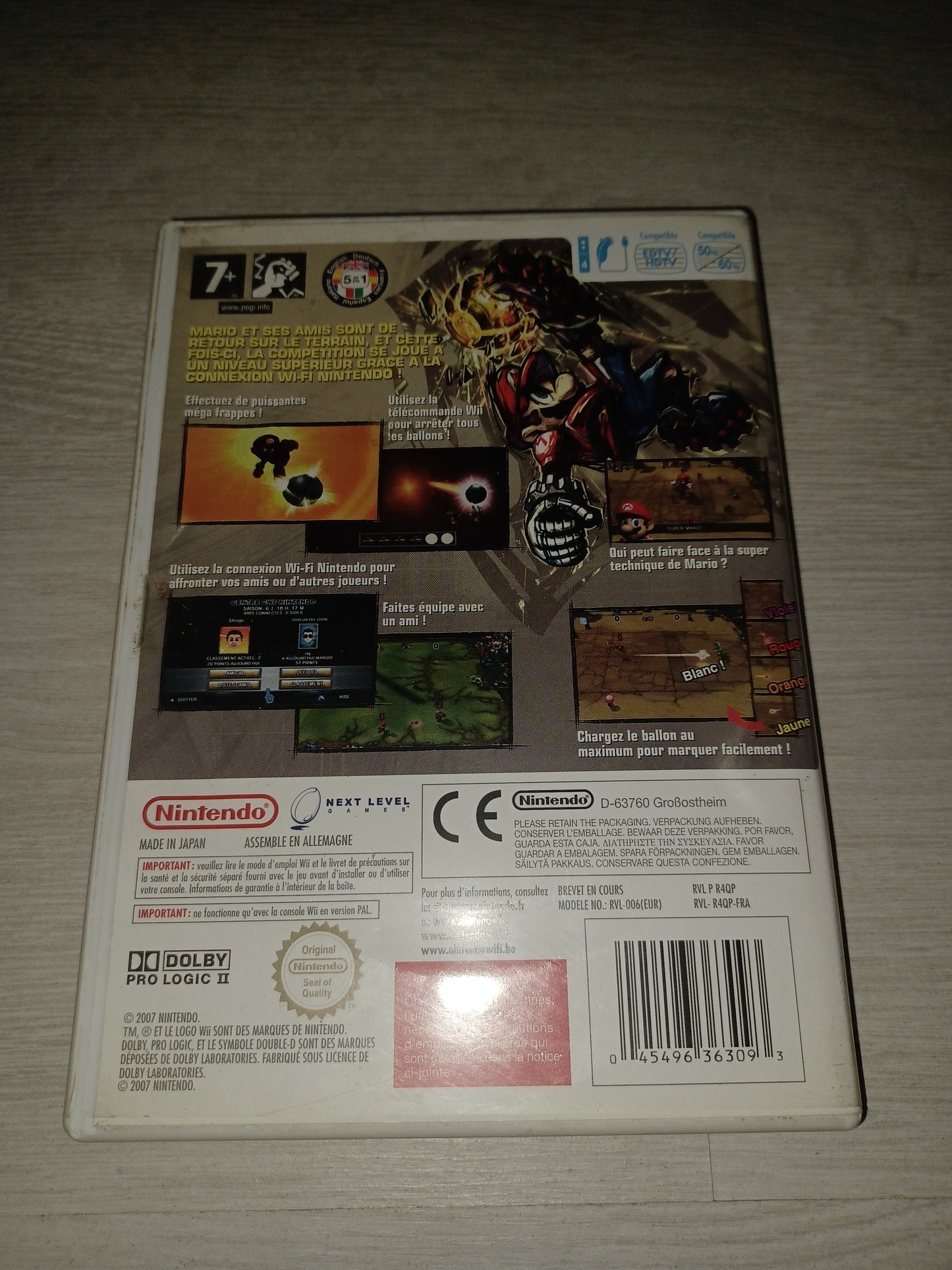 Mario strikers charged football