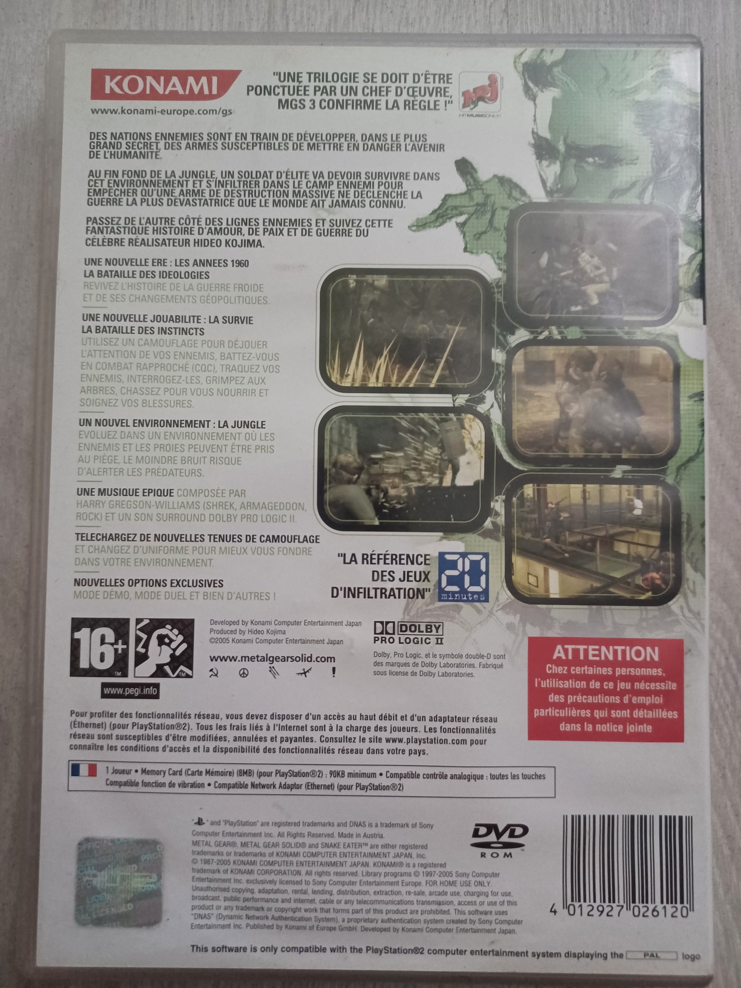 Metal gear solid 3 : Snake eater
