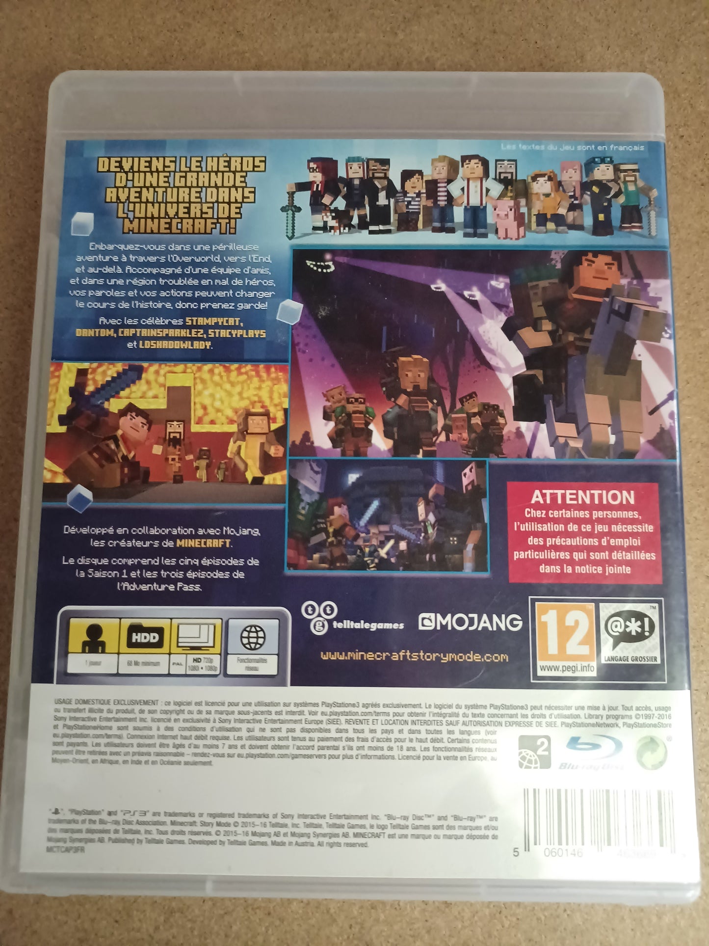 Minecraft story mode l'aventure complète