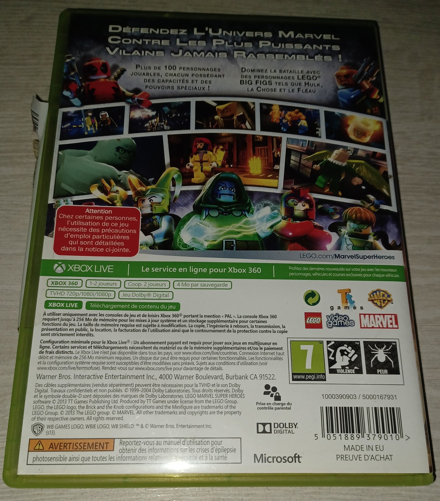 Lego marvel super heroes