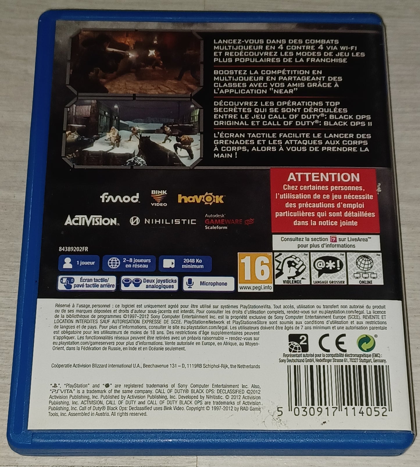 Call of duty black ops : Declassified