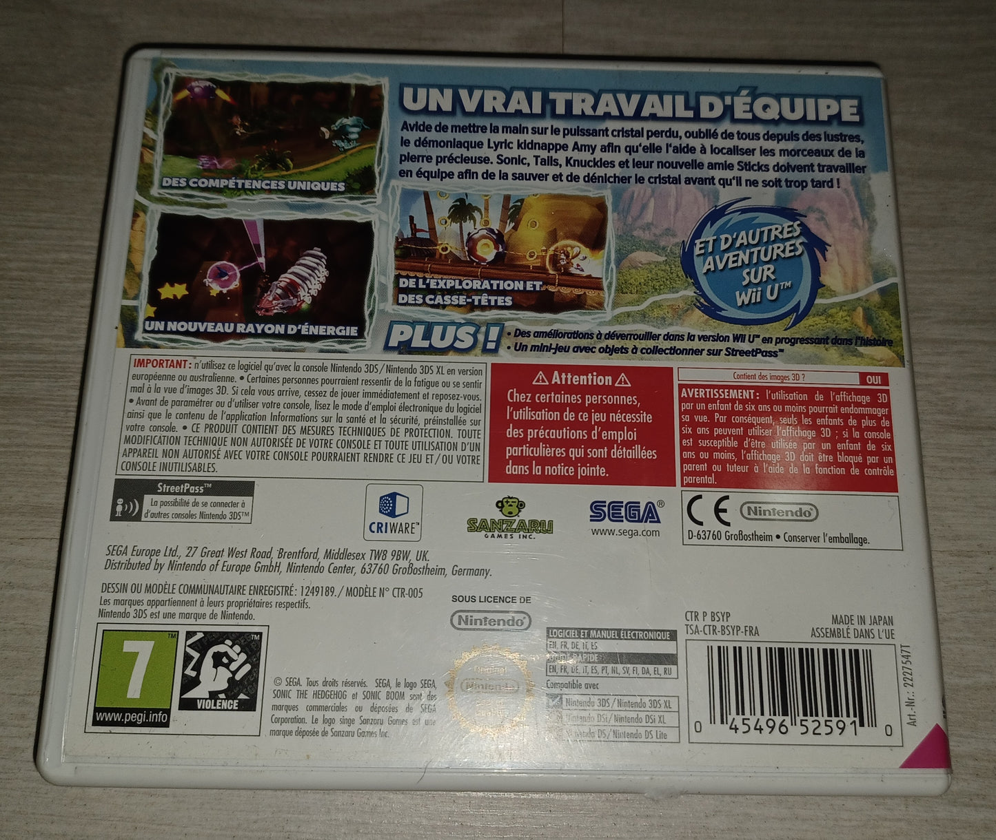 Sonic boom : Le cristal brisé