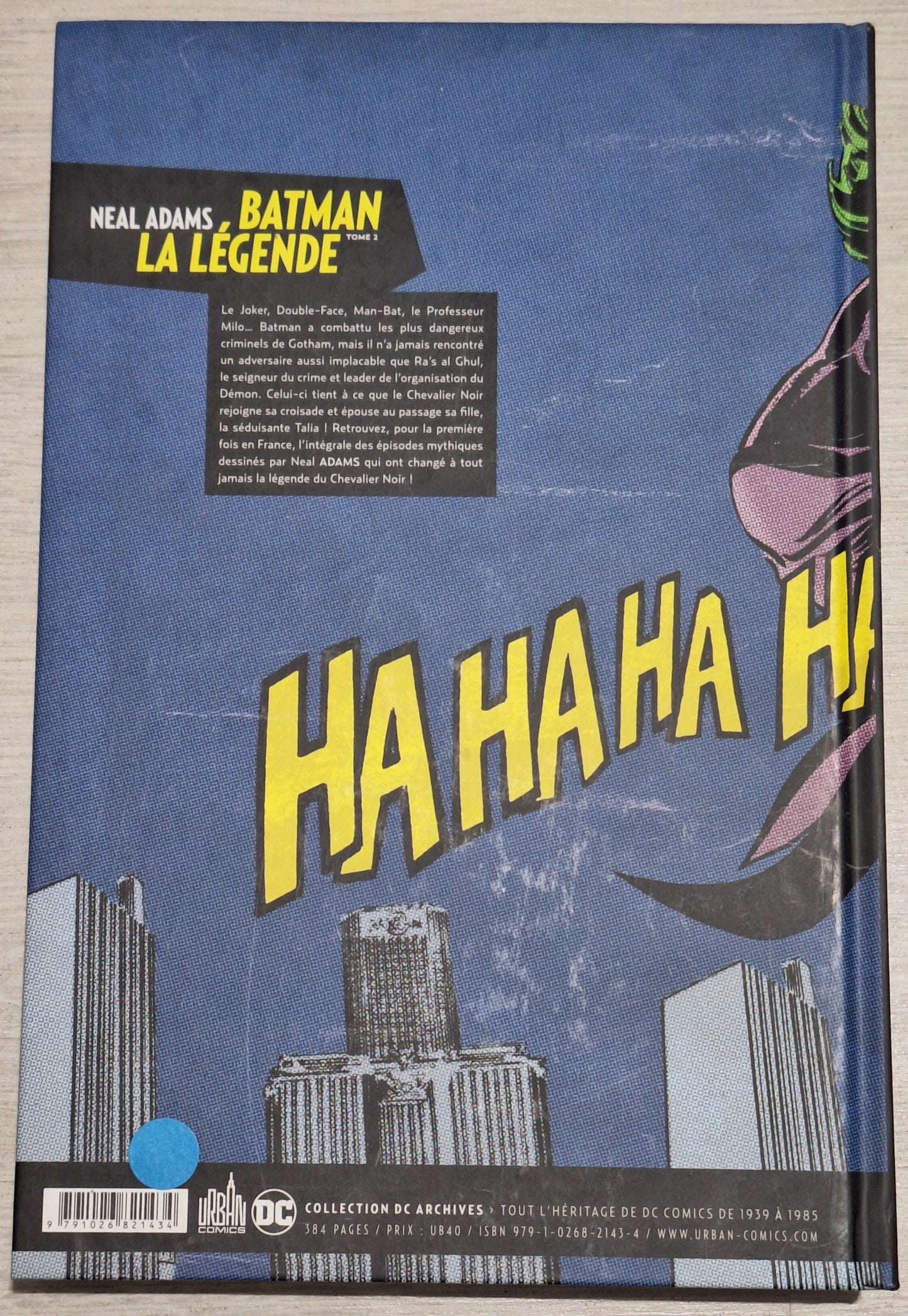 Neal Adams Batman la légende - Tome 2