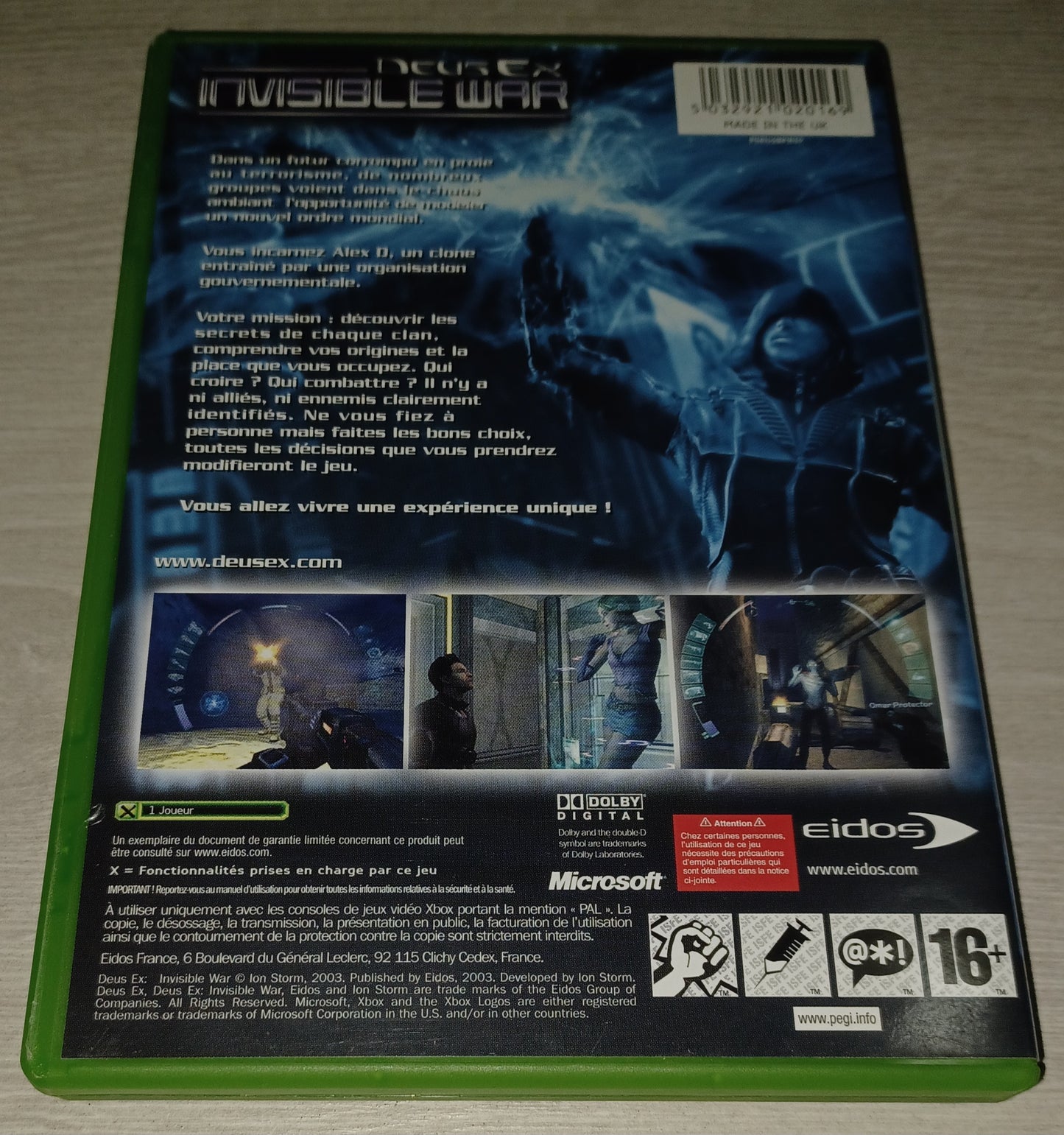 Deus ex : invisible war