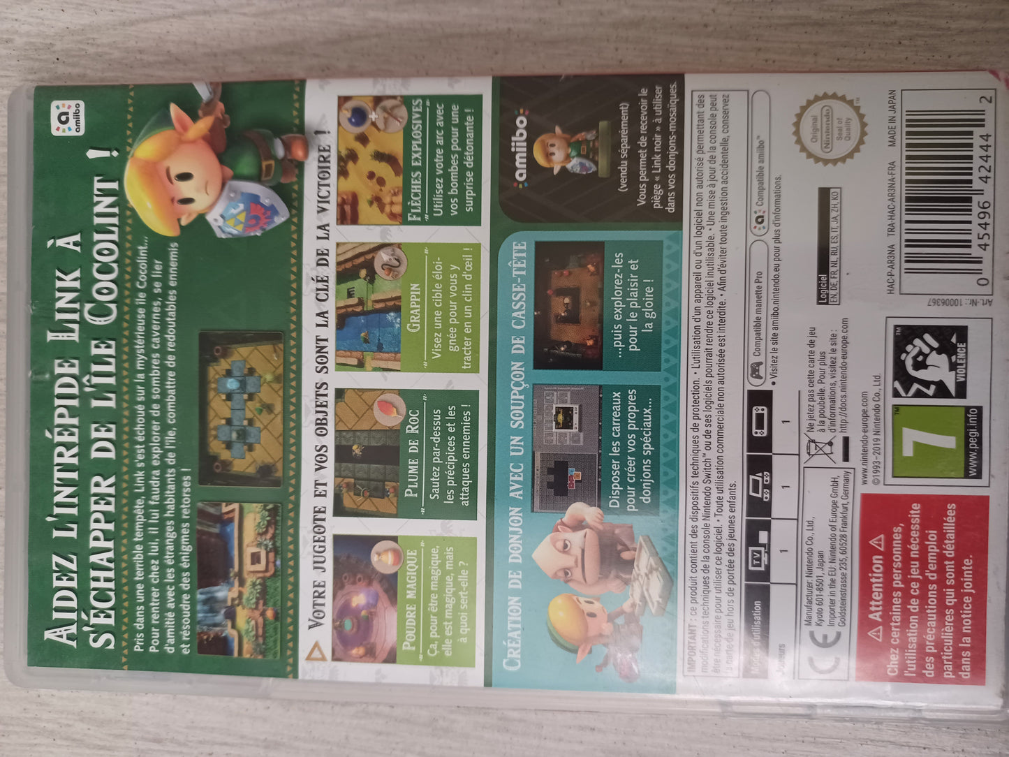 The legend of zelda link’s awakening