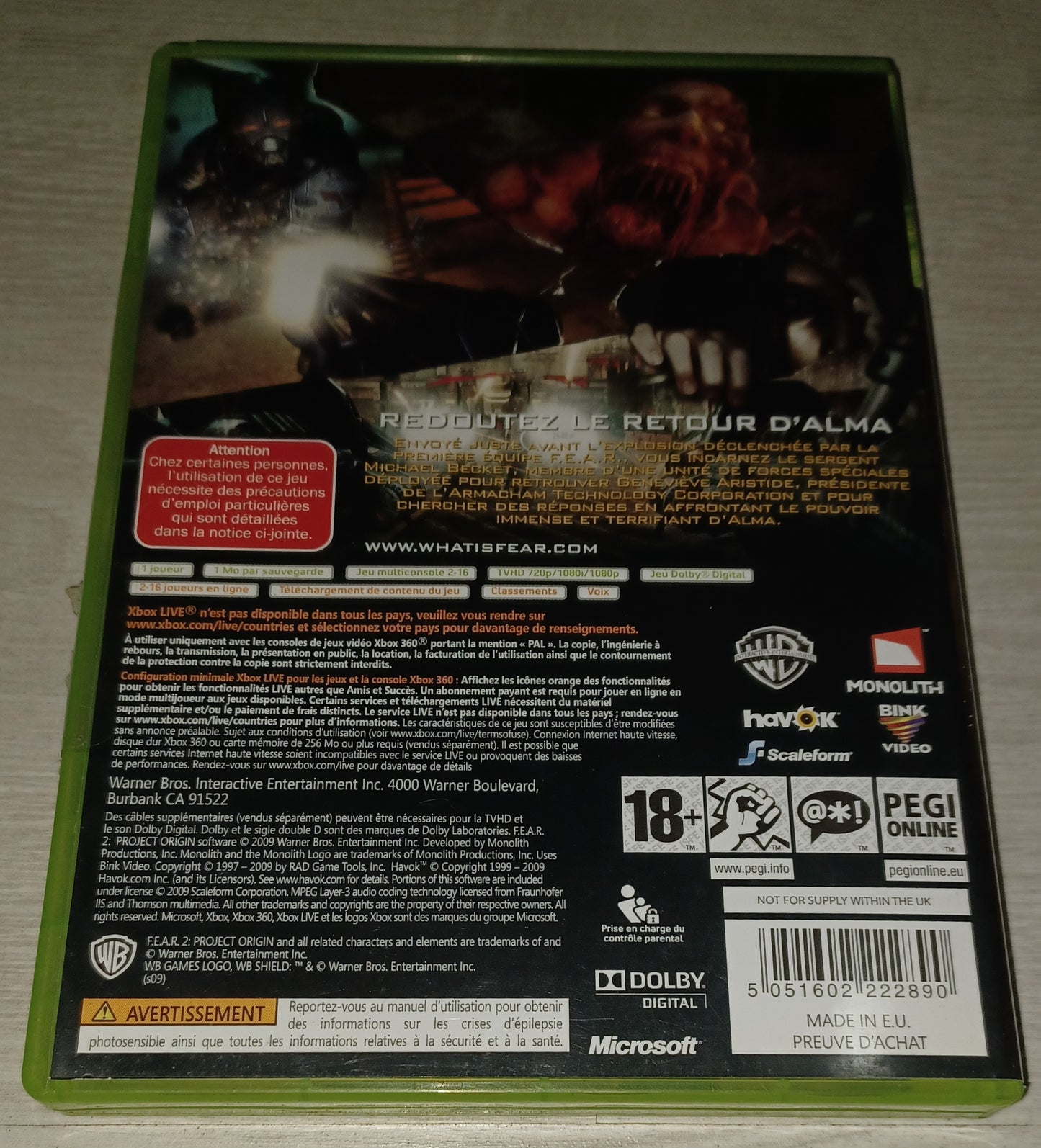 F.E.A.R.2 : Project origin