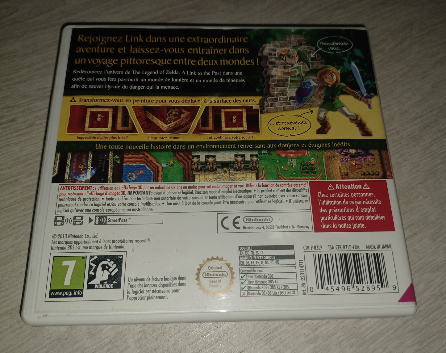 The legend of zelda : a link between worlds (nintendo selects)