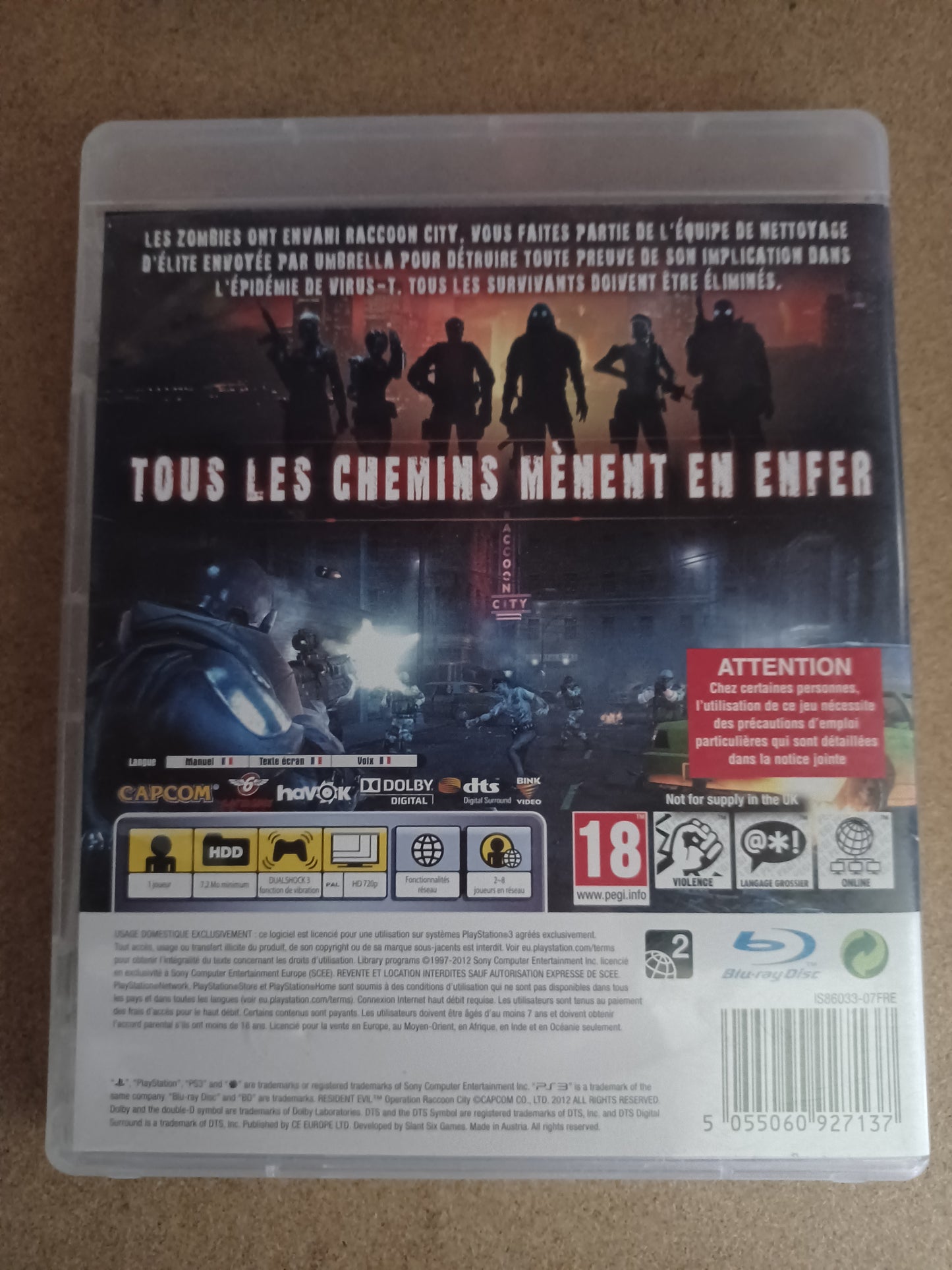 Resident evil : Operation raccoon city