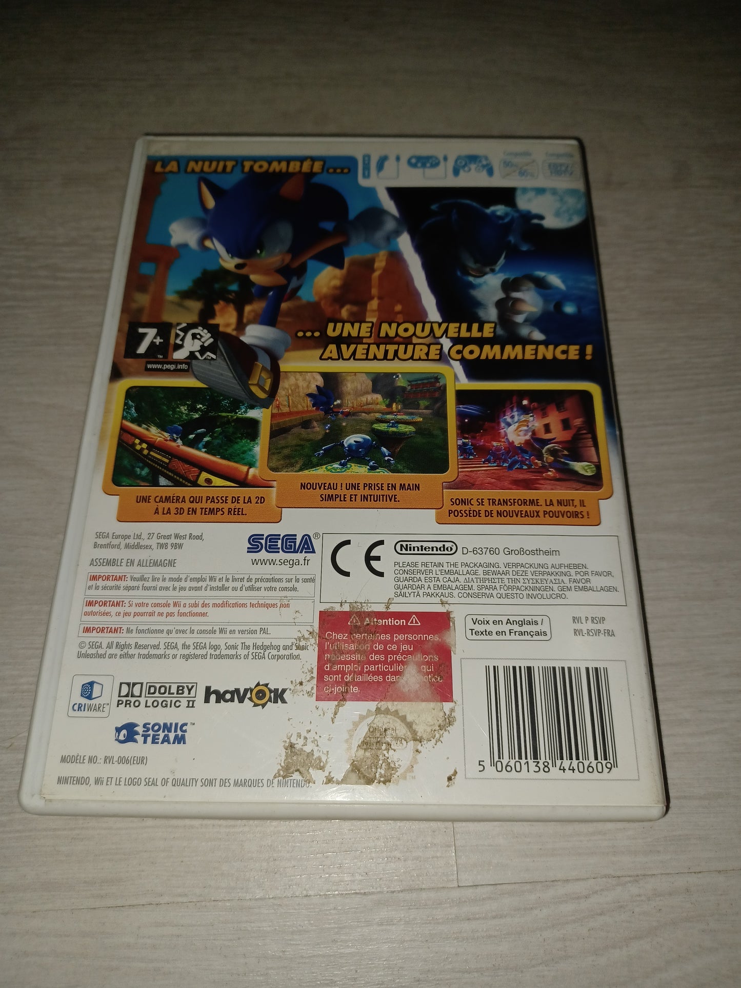 Sonic unleashed : la malédiction du hérisson