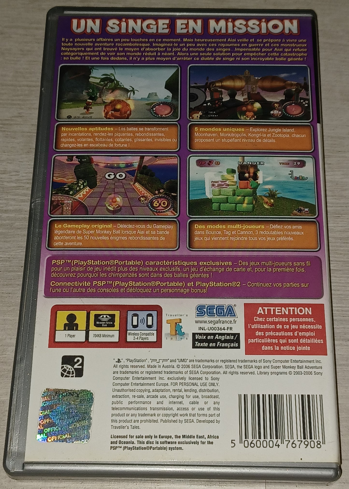 Super monkey ball adventure