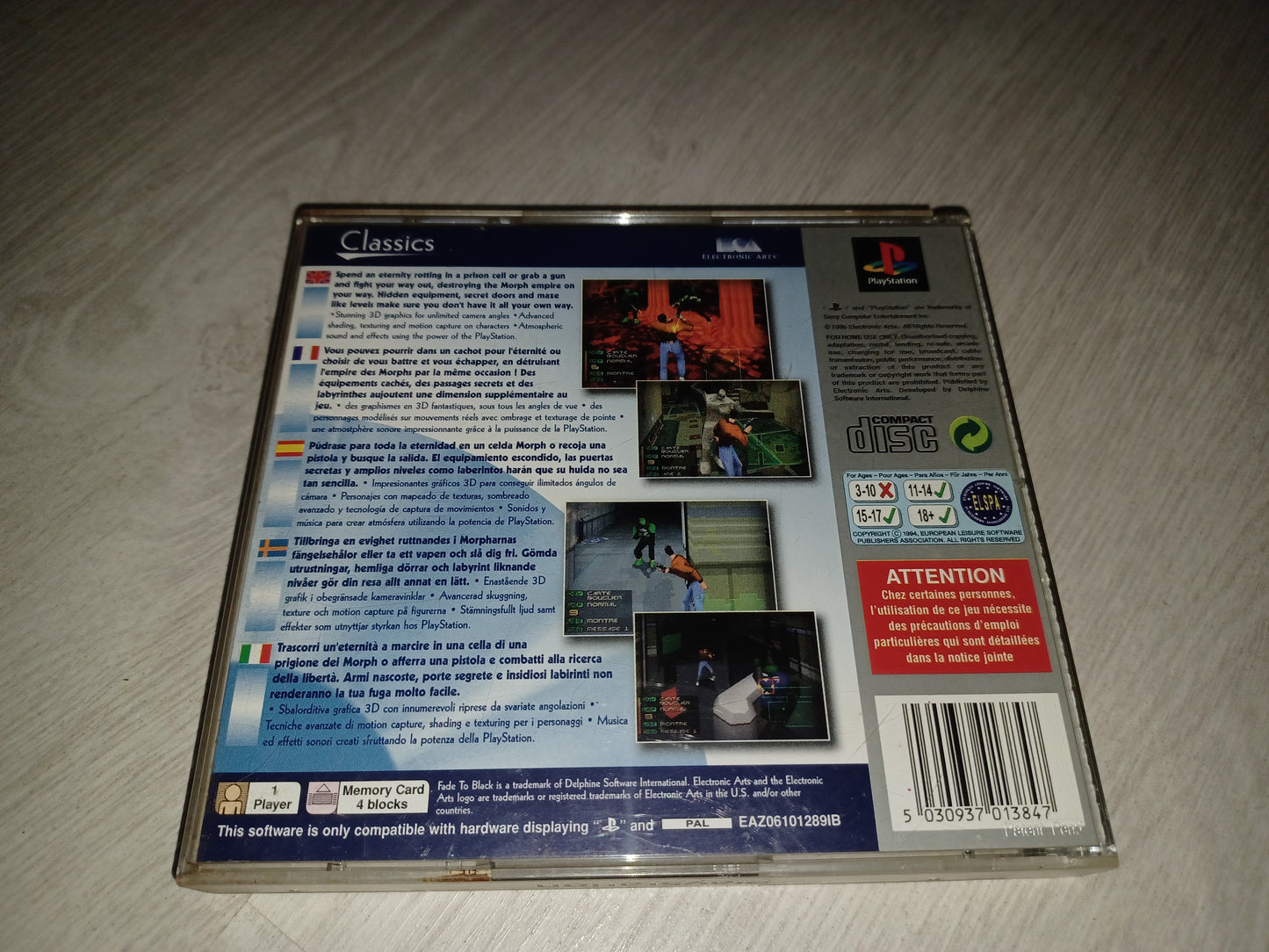 Fade to black (Platinum)