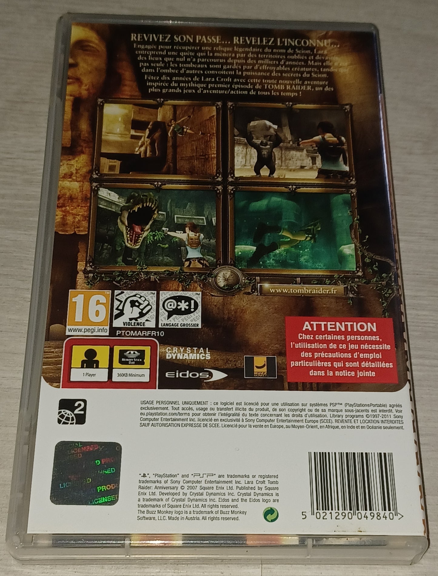 Lara croft tomb raider anniversary (essentials)