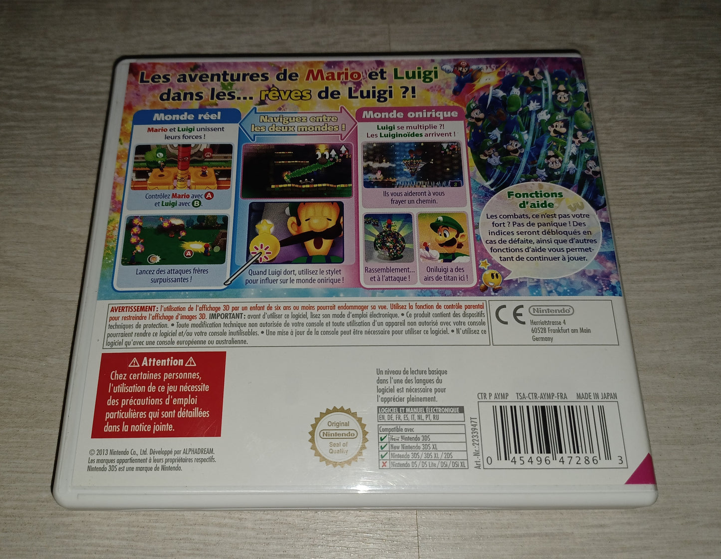 Mario & luigi dream team bros (Nintendo selects)