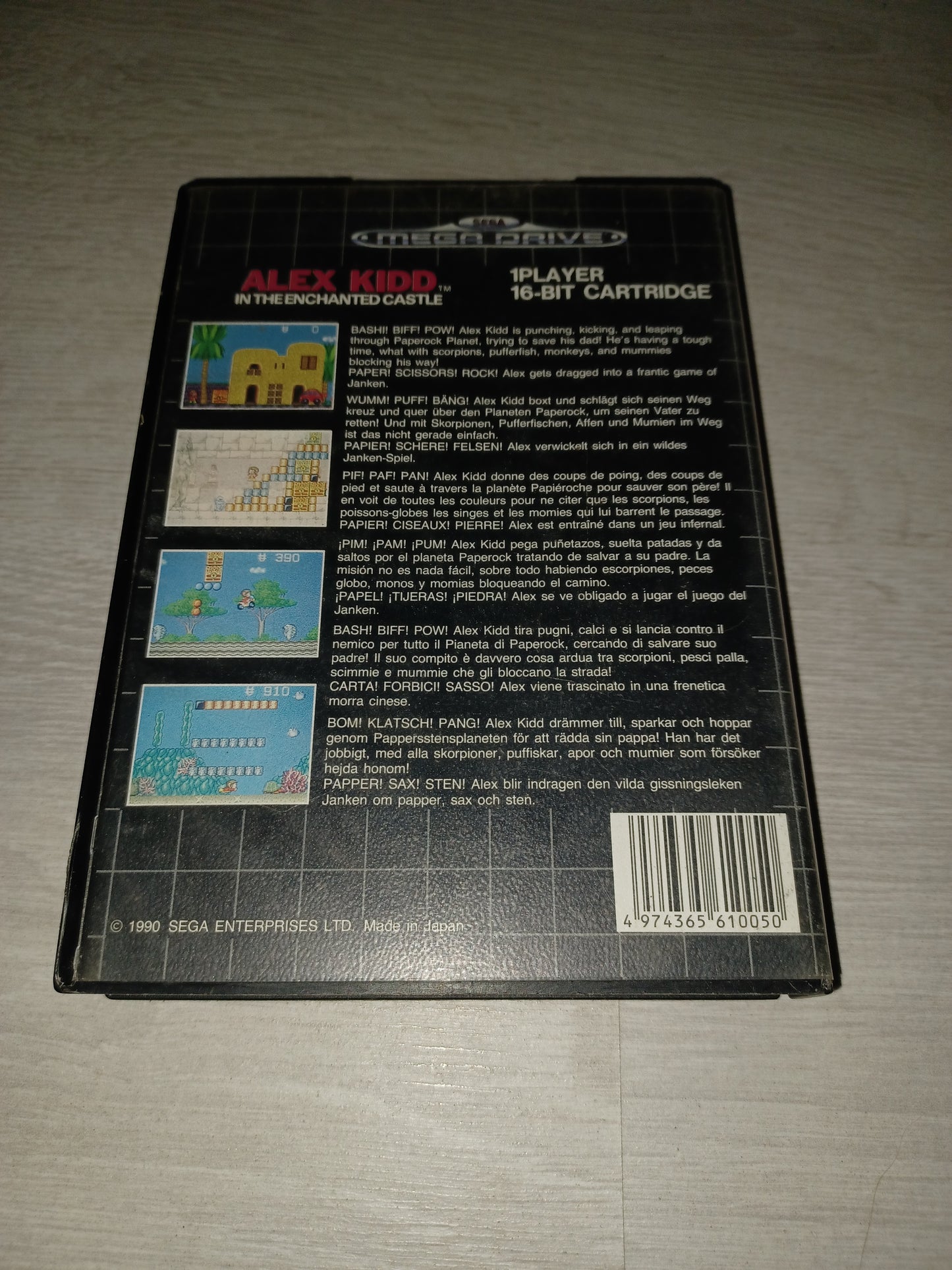 Alex kidd in the enchanted castle