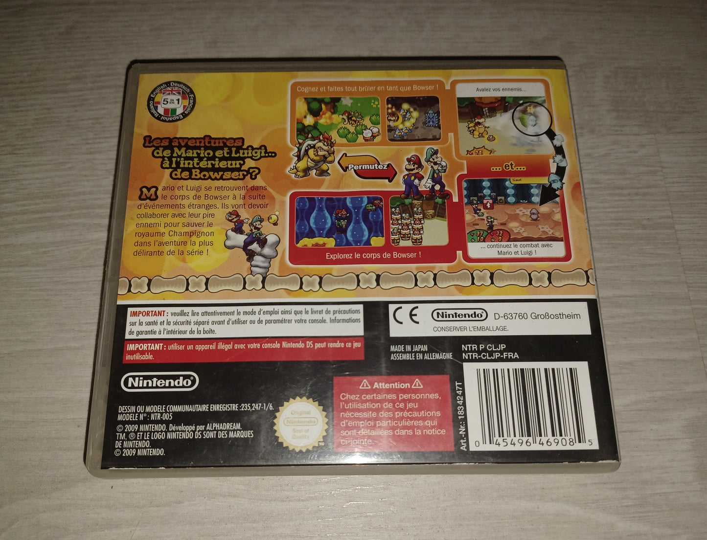 Mario & Luigi : voyage au centre de bowser