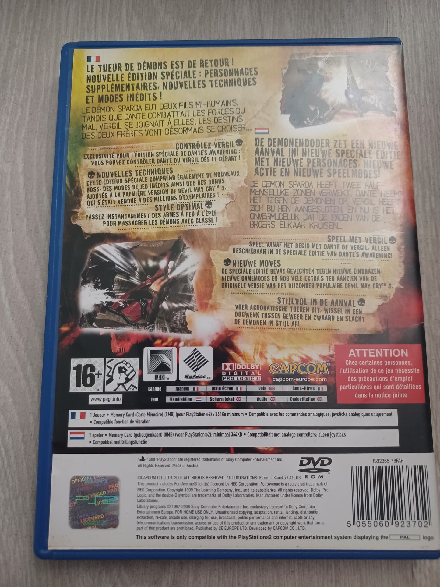 Devil may cry 3 Spécial Edition