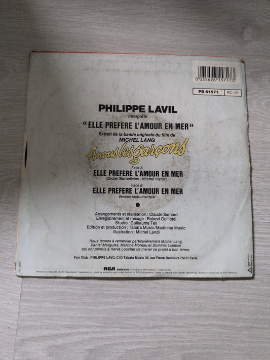 Philippe Lavil - Elle préfère l'amour en mer