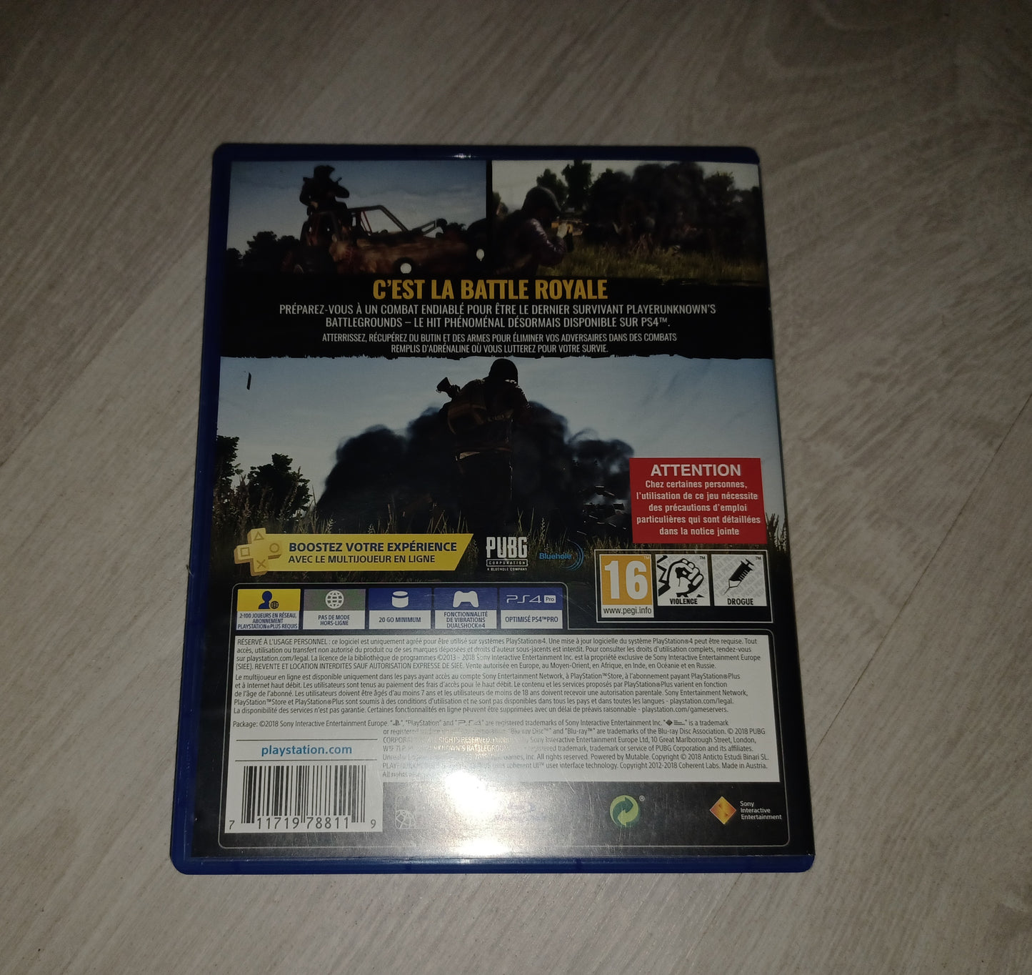 Playerunknown's battlegrounds