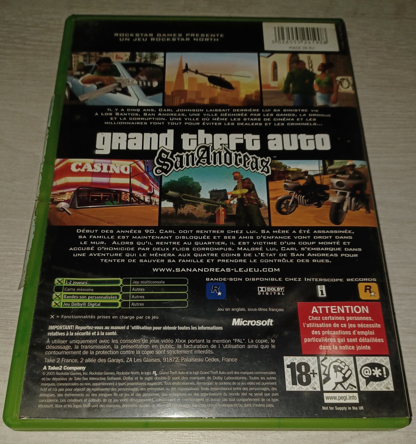 Grand theft auto San andreas