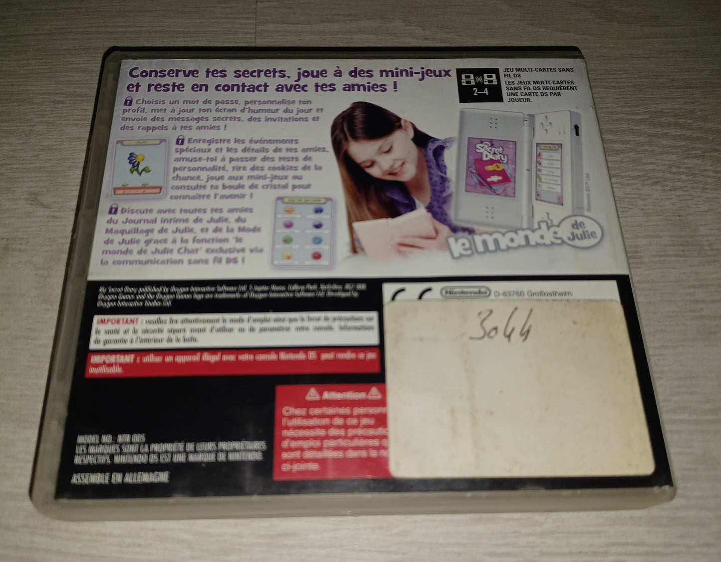 Le journal intime de Julie