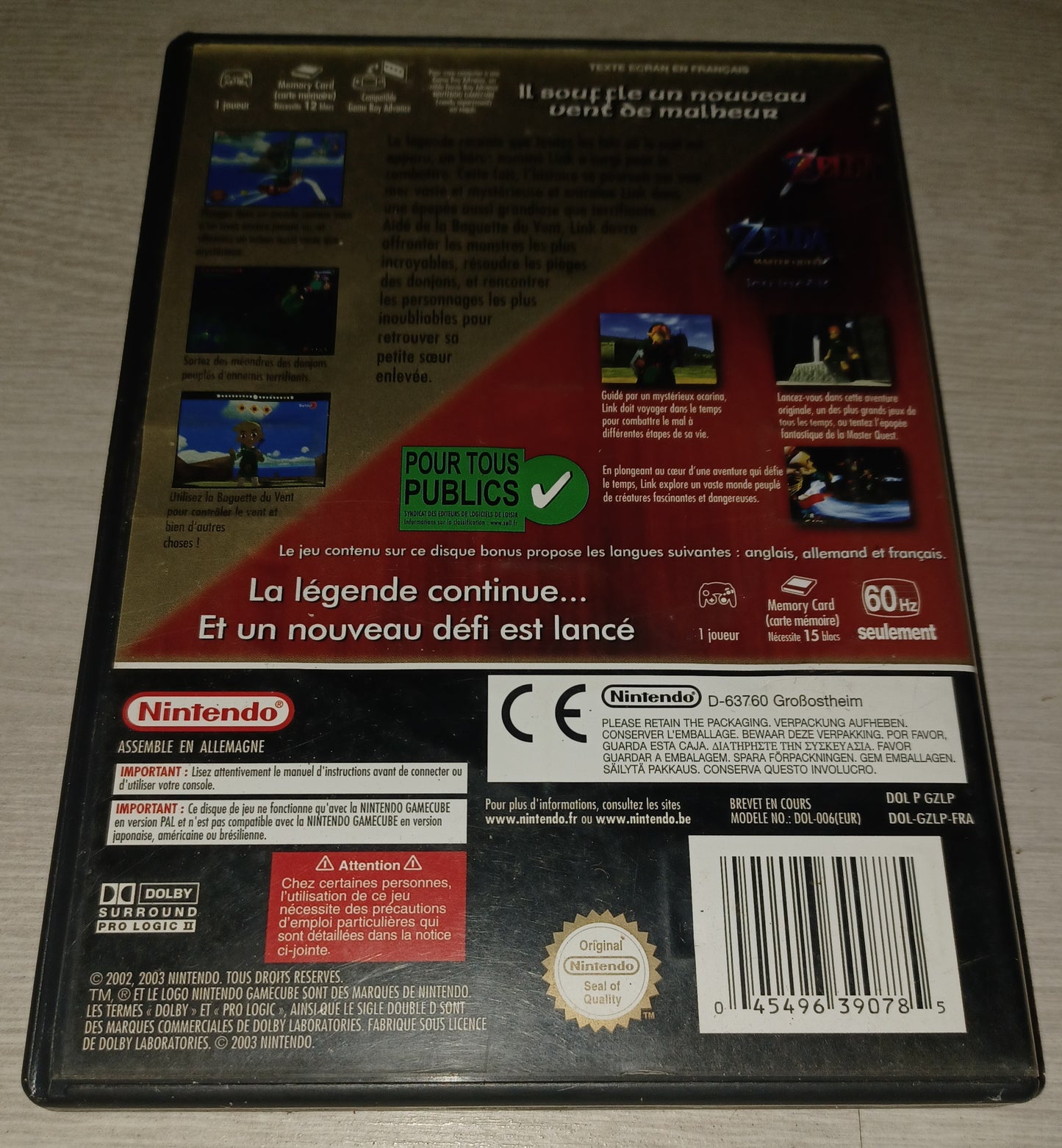 The legend of zelda the windwaker (Édition limitée)