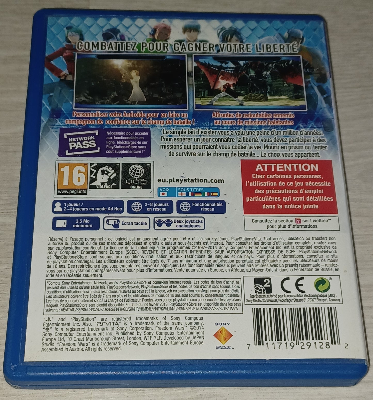 Freedom wars