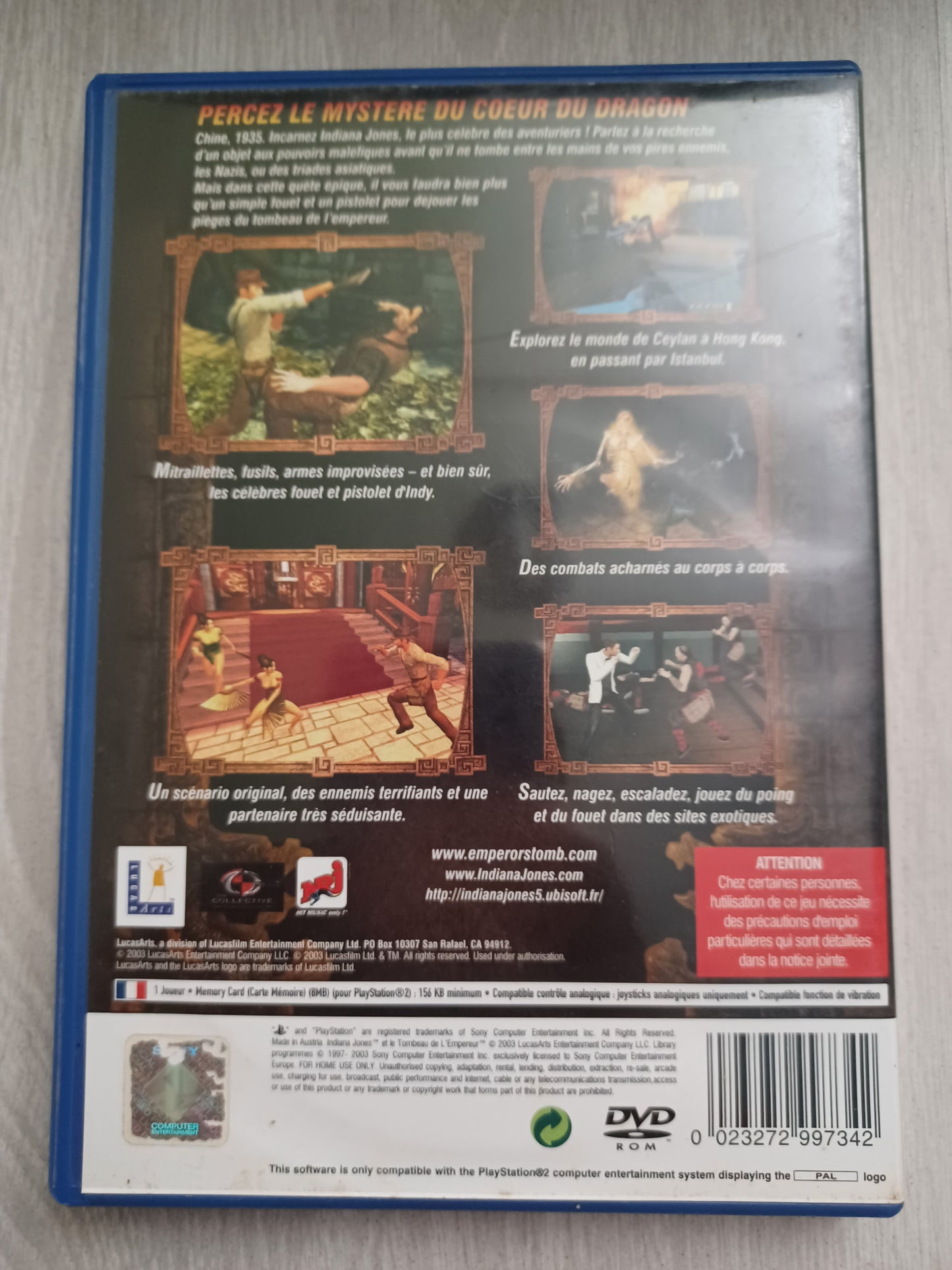 Indiana Jones et le Tombeau de l'empereur