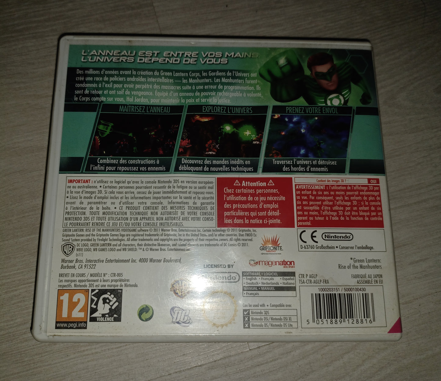 Green lantern : La révolte des manhunters