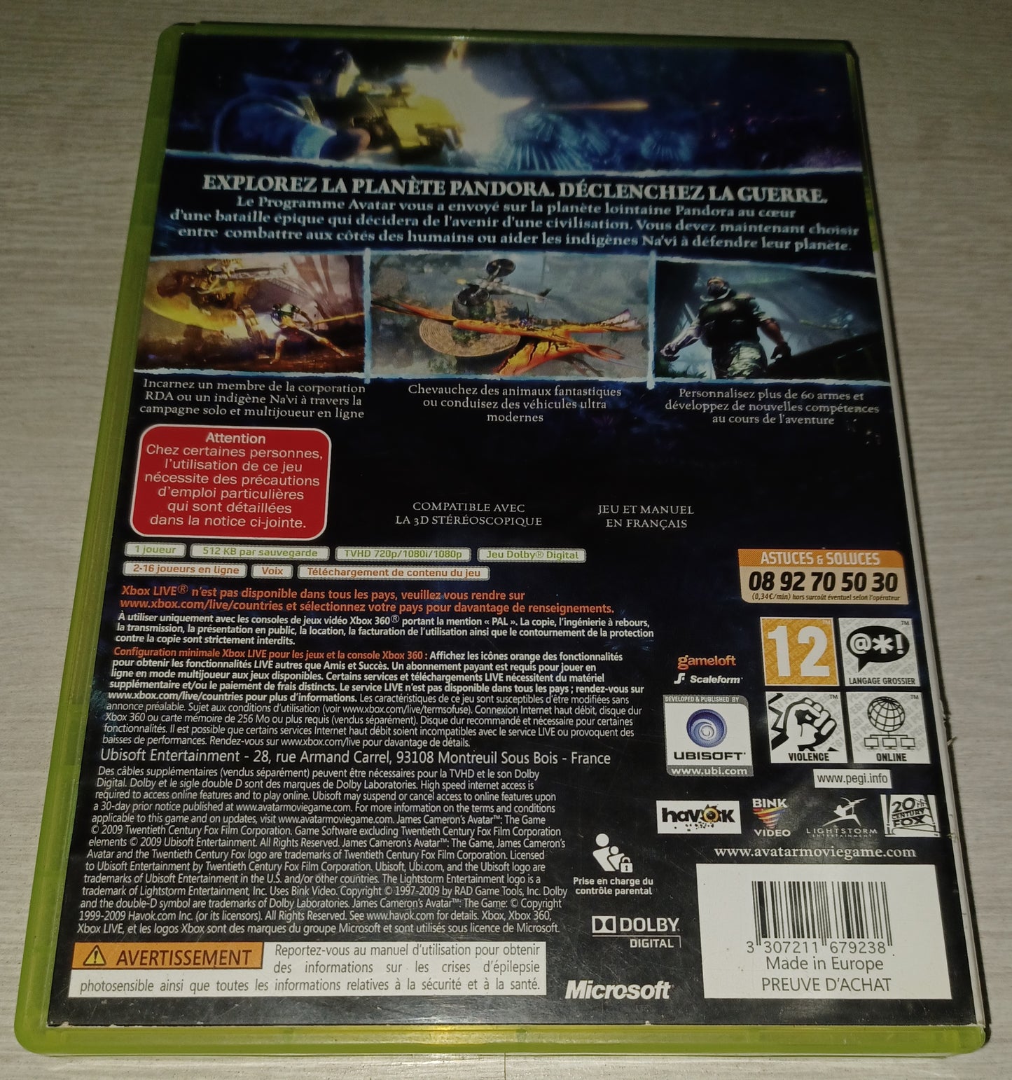 James cameron's Avatar the game