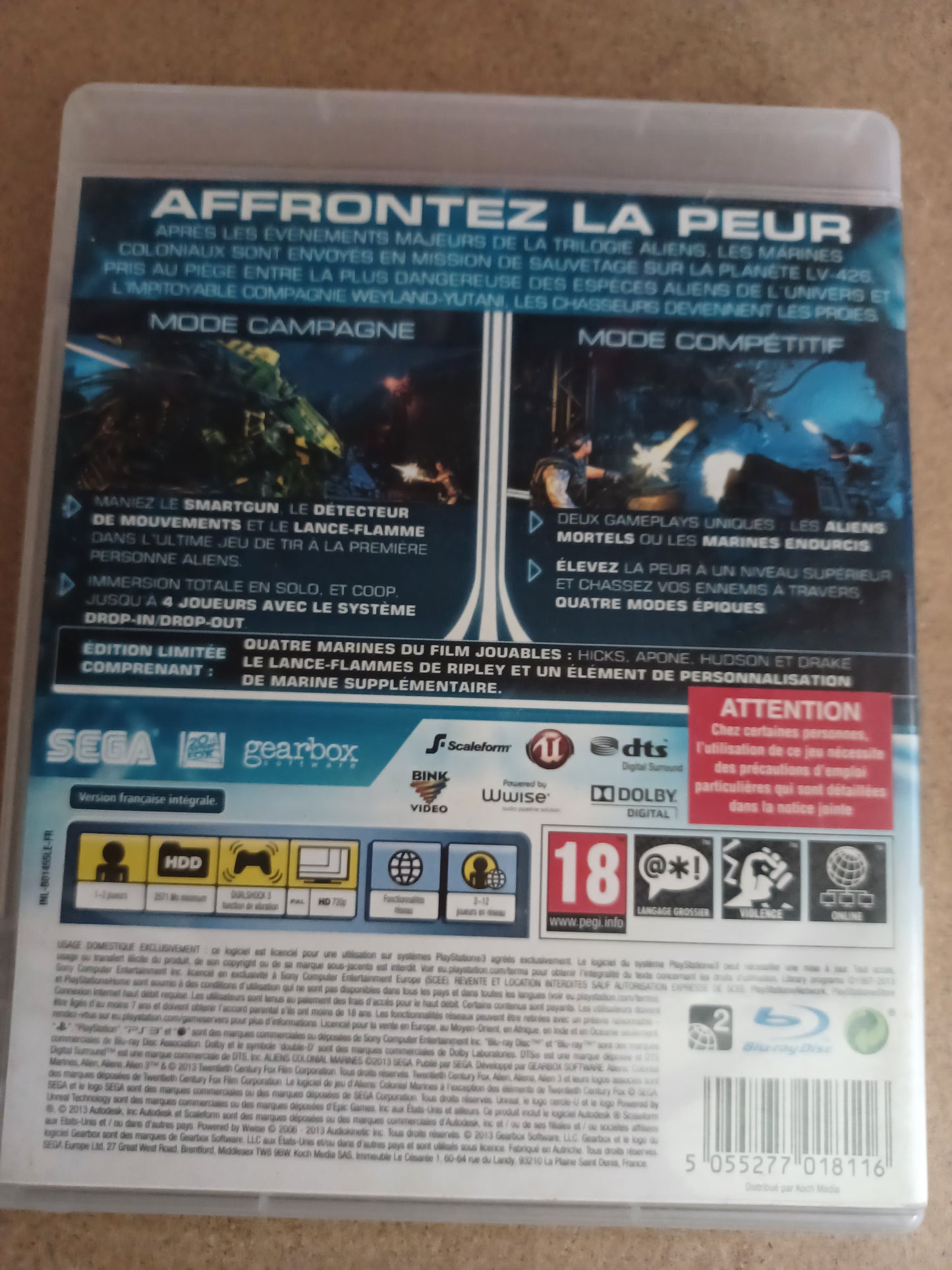 Aliens colonial marines