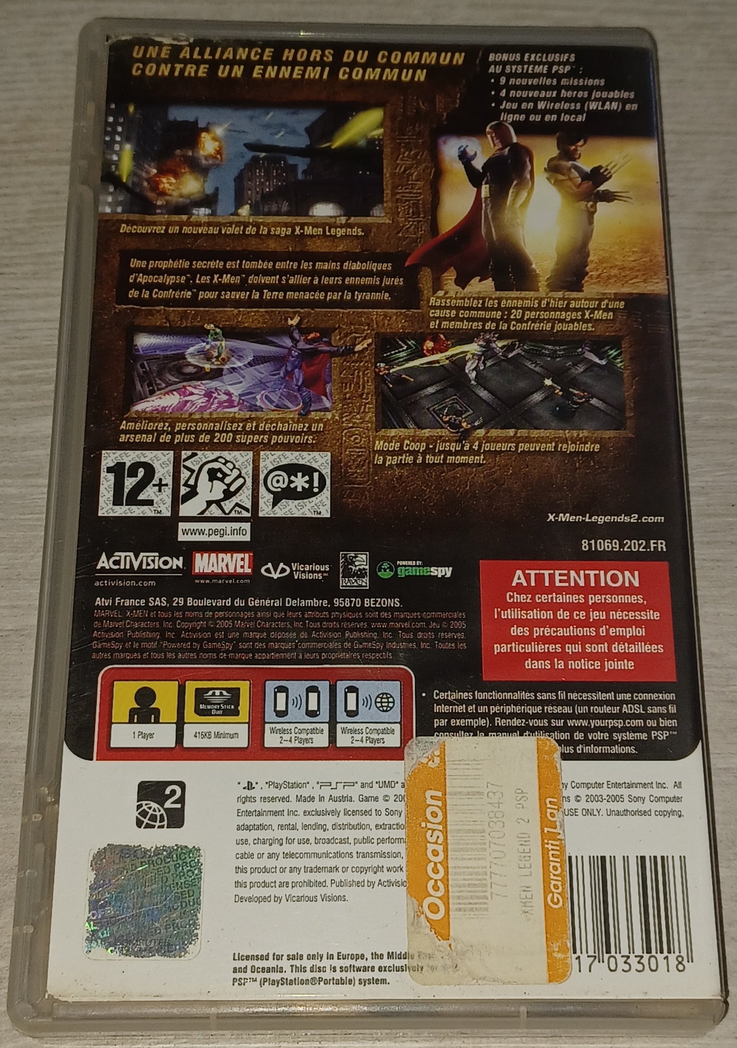 X-men legends II : L'avènement d'apocalypse