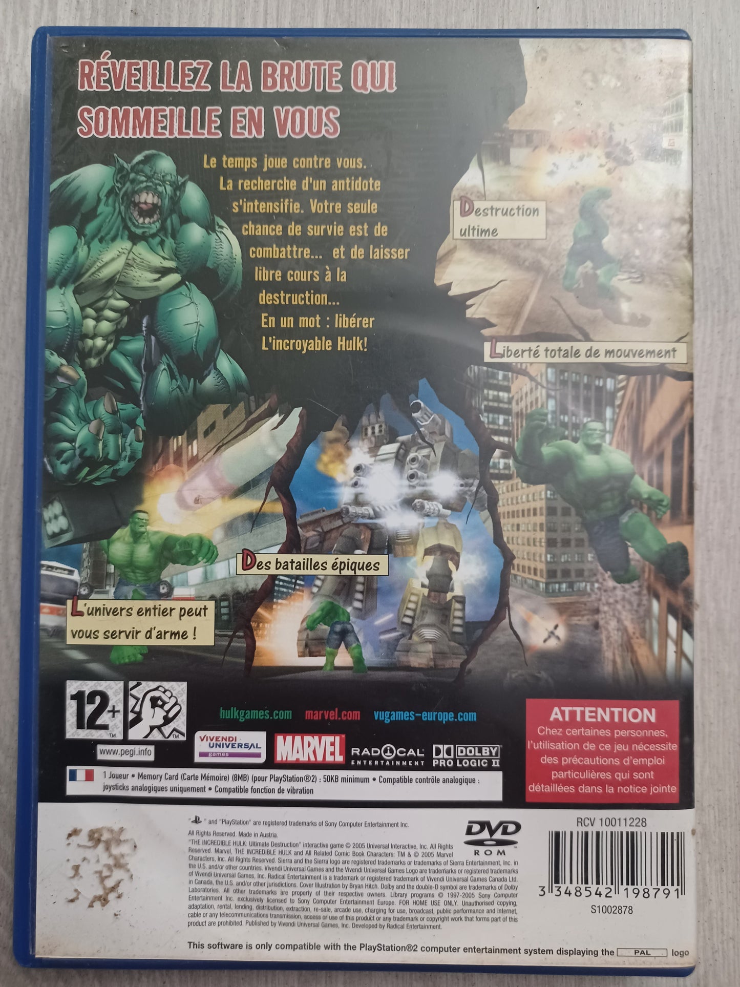 The incredible hulk : Ultimate destruction