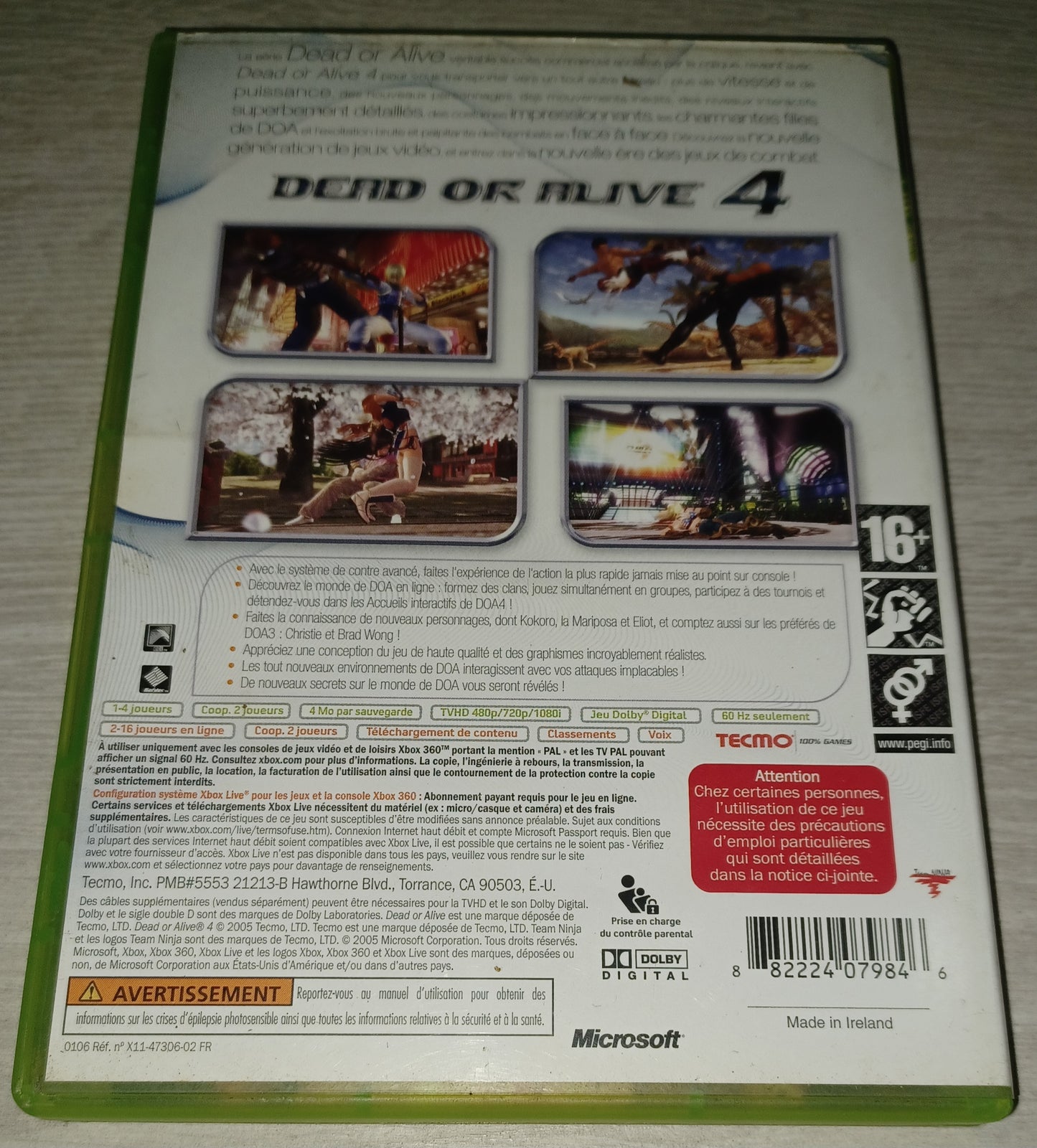Dead or alive 4