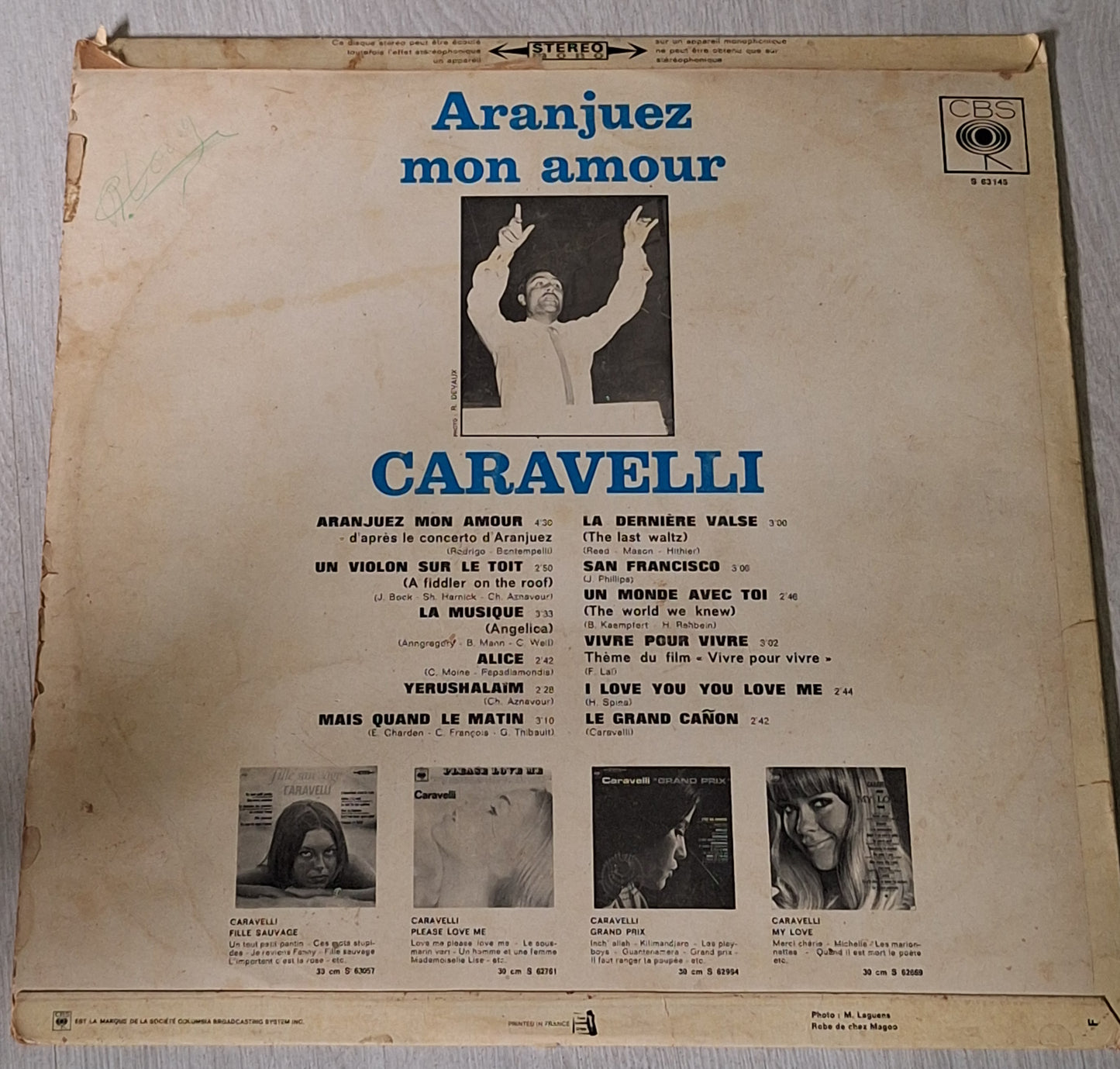 Aranjuez mon amour - Caravelli