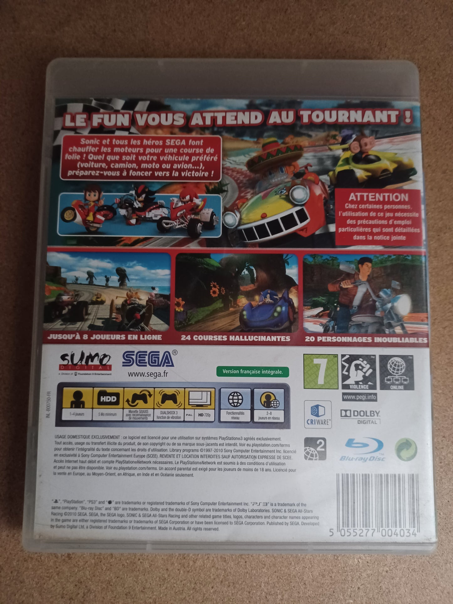 Sonic & sega all-stars racing