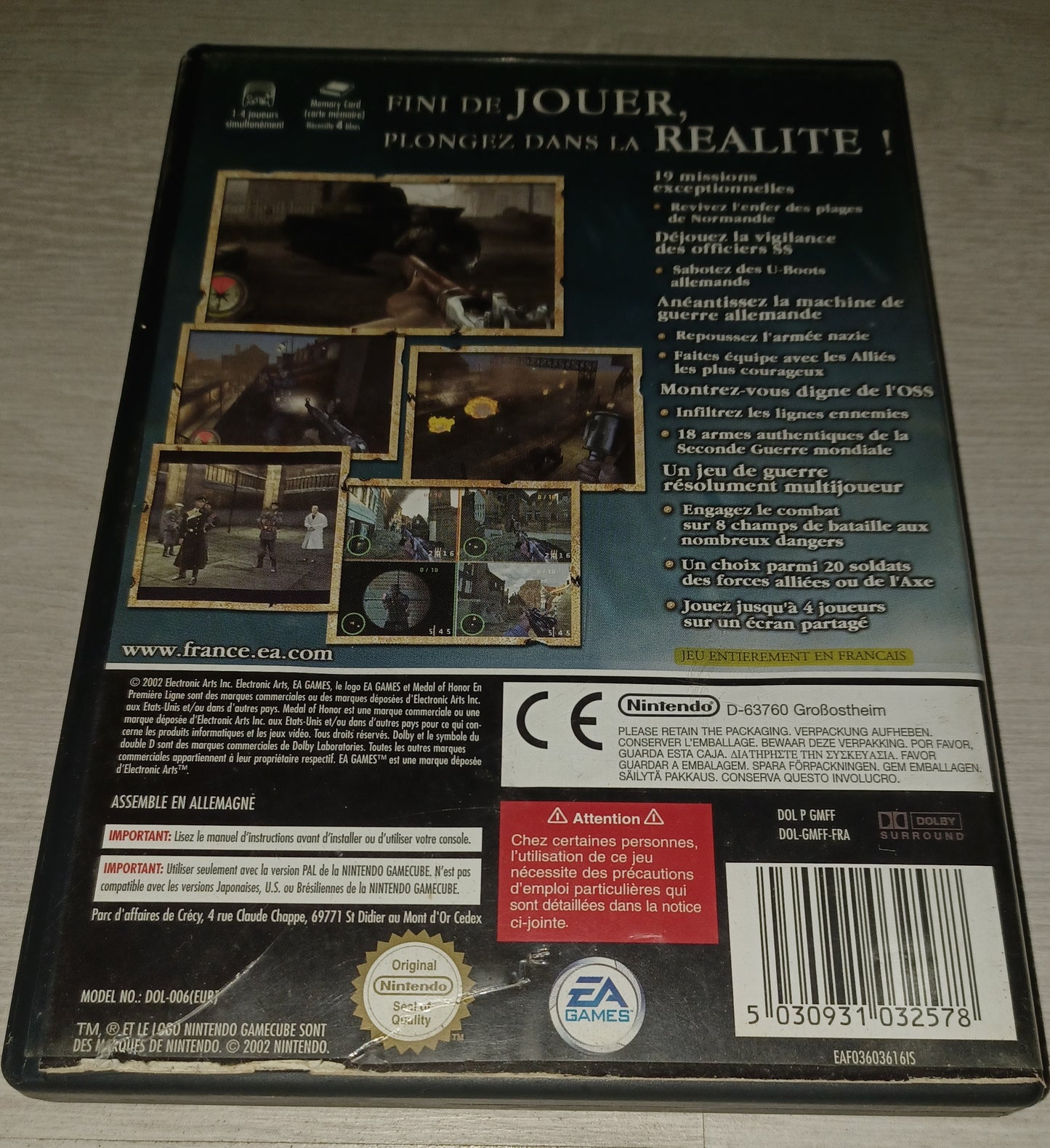 Medal of honor : En première ligne
